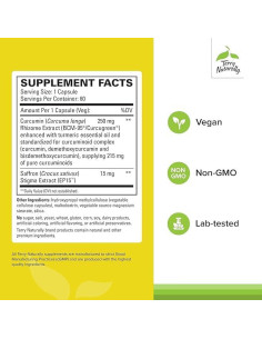 Suplemento Herbal Terry Naturally Saffron Lift - 60 Cápsulas 2