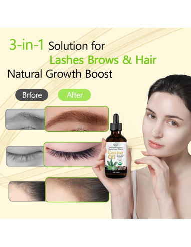 Aceite de Ricino Negro Jamaicano MMPANG 59ml Orgánico Prensado en Frío