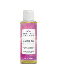 Aceite de Ricino HERITAGE STORE 118ml - Hidratación Capilar y Piel