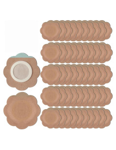 50 Parches Desechables de Aceite de Ricino JayruiMice - Flor Piel