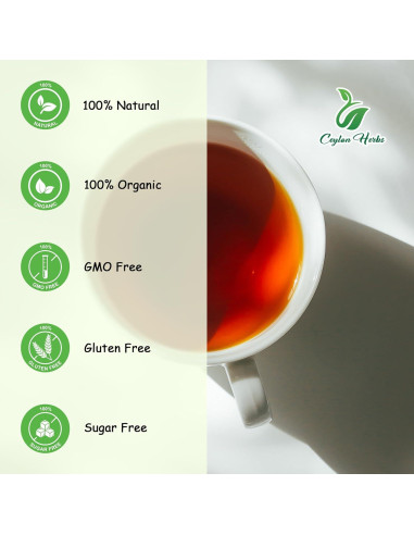 200 Hojas de Guanábana Ceylon Herbs - 100% Puras y Frescas