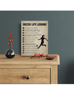 Póster de Lienzo de Fútbol 30x38 cm - Decoración Artística 2