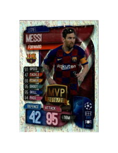 Tarjeta de Futbol Lionel Messi FC Barcelona Topps 2019-20