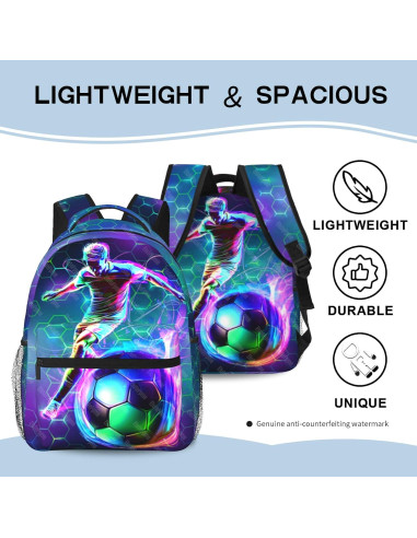 Mochila de Fútbol para Niños EluteFpme 40x20x29cm