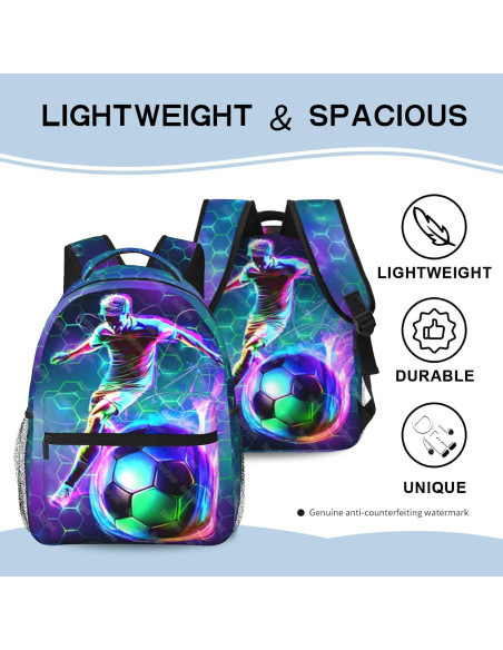 Mochila de Fútbol para Niños EluteFpme 40x20x29cm