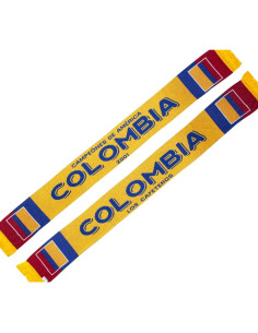 Bufanda de Fútbol Colombia Euroscarves 145x18 cm Doble Cara 2