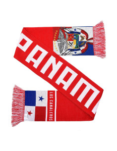 Bufanda de Tejido de Fútbol Panamá Euroscarves 145x18 cm