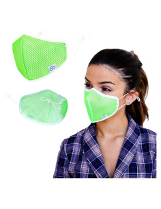 Máscara Facial Deportiva Cloud Airflow Malla para Adulto Pequeño