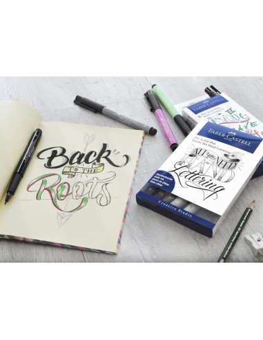 Juego de Caligrafía Faber-Castell Pitt Artist - 6 Marcadores
