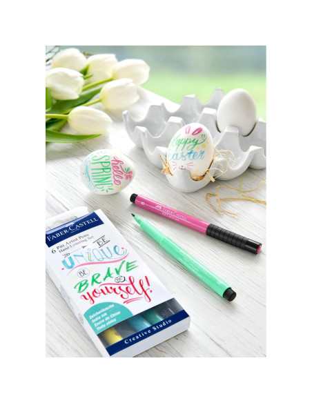 Juego de Caligrafía Faber-Castell Pitt Artist - 6 Marcadores