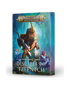 Tarjetas Warscroll Discipulos de Tzeentch Warhammer