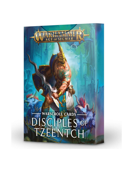 Tarjetas Warscroll Discipulos de Tzeentch Warhammer