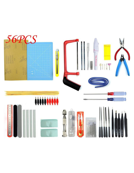 Juego de Herramientas de Modelo Profesional BXQINLENX 56 PCS