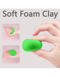 Arcilla Secada al Aire Cutedeer Verde 500g - Suave y No Tóxica 2