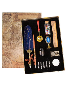 Juego de Plumas de Caligrafía Joyeee con Tinta y Sello