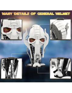 Conjunto de Construcción Casco General 710 Piezas Aphpaio 2