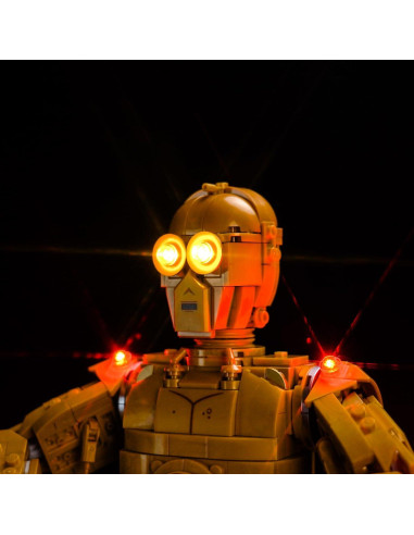 Kit de Luz LED Hilight para Figura Droide C-3PO LEGO 75398