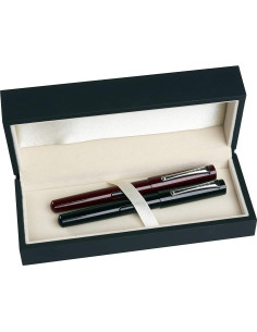 Juego de pluma fuente de caligrafía Speedball 002907, negro y burdeos 2