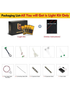 Kit de Iluminación LED BrickBling para Lego ARC-170 Caza Estelar 2