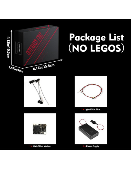 Kit de Iluminación LED Brickshining para Lego 75387 Tantive IV