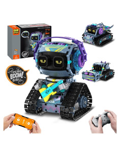 Kit de Construcción de Robots STEM QHECTTY 3 en 1 para Niños