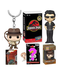 Conjunto de Figuras Jurassic World Funko Ian Malcolm y Dino