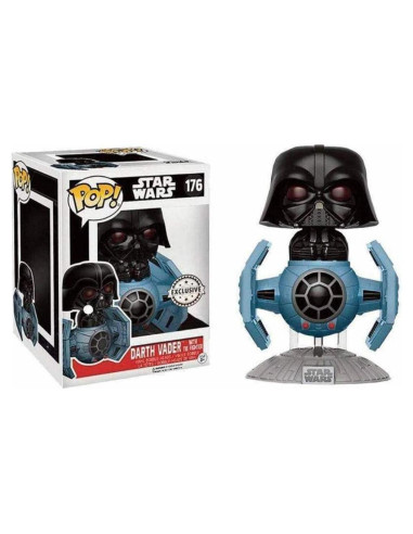 Star Wars Tie Fighter con figura de vinilo Darth Vader Funko