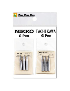 Set de Plumas Tachikawa Nikko G Punta 0.5mm 3 Piezas