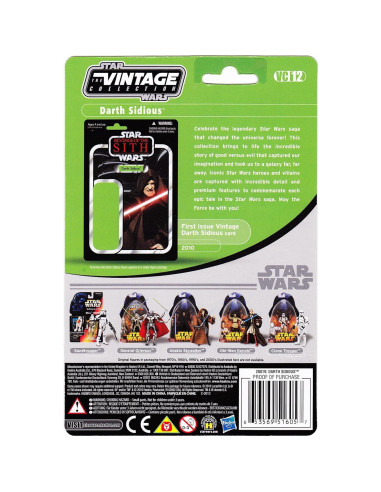 Figura de acción Darth Sidious Star Wars 3.5 cm 20819