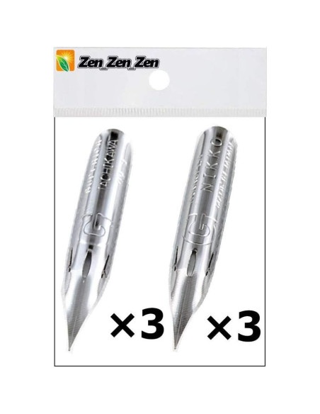 Set de Plumas Tachikawa Nikko G Punta 0.5mm 3 Piezas