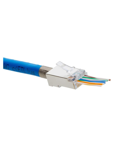 Conectores RJ45 Pasar a Través trueCABLE Cat5e 10 Piezas