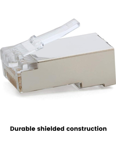 Conectores RJ45 Pasar a Través trueCABLE Cat5e 10 Piezas