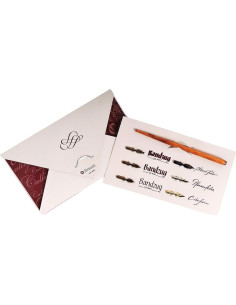 Juego de Caligrafía y Escritura Brause - 6 Plumillas 2