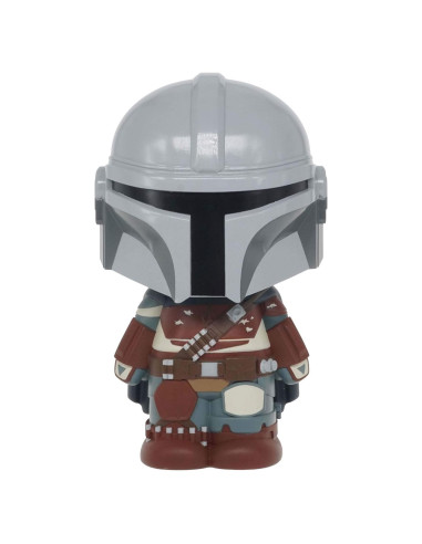 Banco de Ahorro PVC Star Wars El Mandaloriano 15x13x20cm
