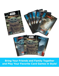 Baraja de Cartas Star Wars Mandalorian Grogu AQUARIUS 2