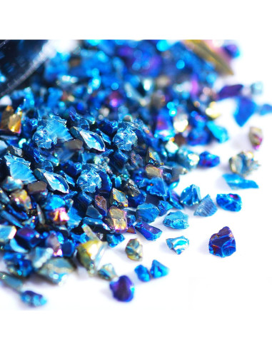 Caja de Vidrio Triturado Brillante DIYCICO 12 Colores 110g