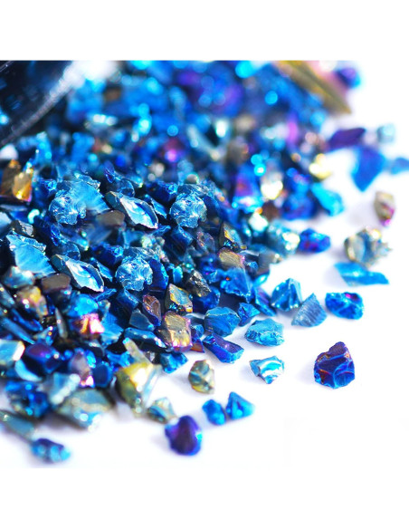 Caja de Vidrio Triturado Brillante DIYCICO 12 Colores 110g