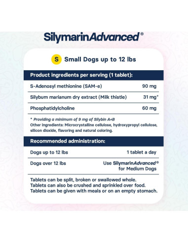 Suplemento Hepático para Perros Pequeños Vet Perfect - 30 Tabletas