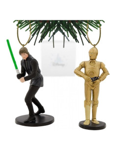 Set de Adornos Navideños Luke Skywalker y C-3PO