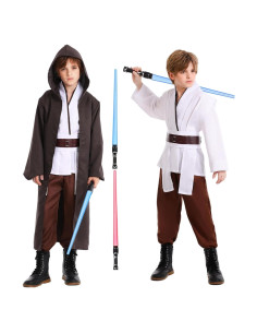 Disfraz Jedi Niños Obi Wan Kenobi con Sables de Luz 4-5 Años