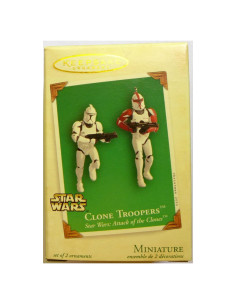 Adornos de Navidad Hallmark 2003 Clon Troopers Star Wars