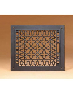 Rejilla de Piso de Hierro Fundido Minuteman 30x35.5cm Negra 2