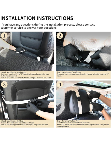 Cubierta de Asiento de Piel de Oveja Aegis Universal Acero