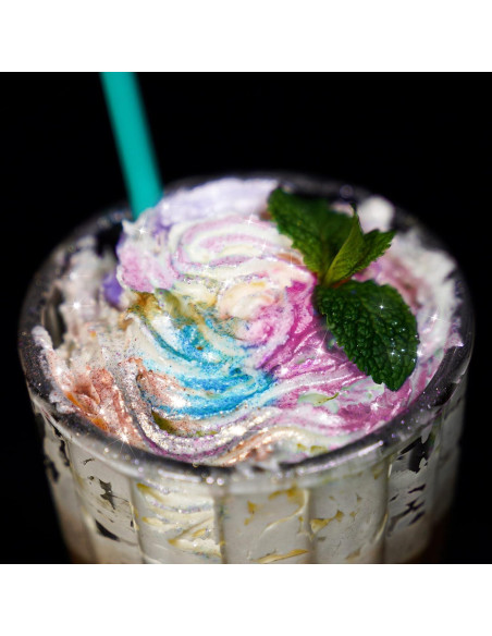 Polvo Brillante Comestible Attom Tech 5g Rosa Vegano