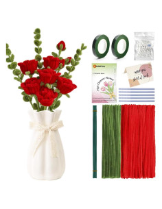 Kit de Manualidades 379PCS Limpiapipas AHAMETON Flores DIY