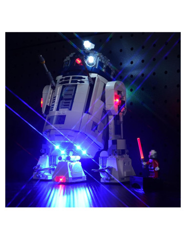 Kit de Iluminación LED DALDED para Lego Star Wars R2-D2 75379