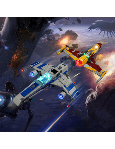 Kit de Iluminación LED para Lego Star Wars E-Wing 75364