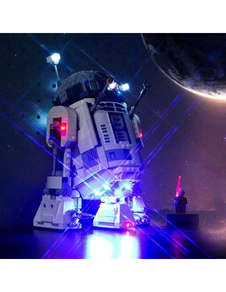 Kit de Iluminación LED DALDED para Lego Star Wars R2-D2 75379