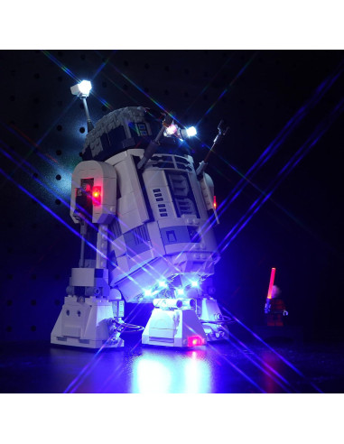 Kit de Iluminación LED DALDED para Lego Star Wars R2-D2 75379