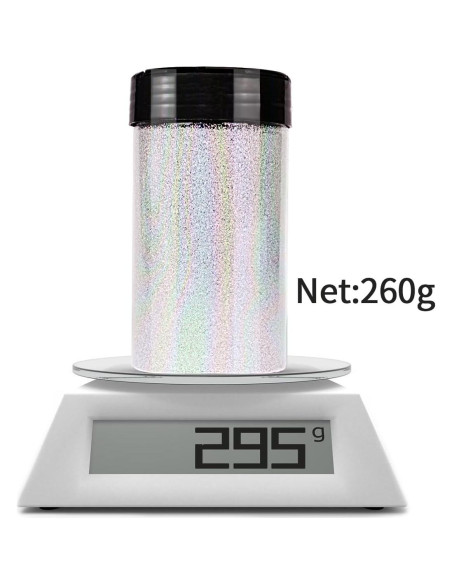 Glitter Fino Iridiscente 260g ANGXILIN para Manualidades